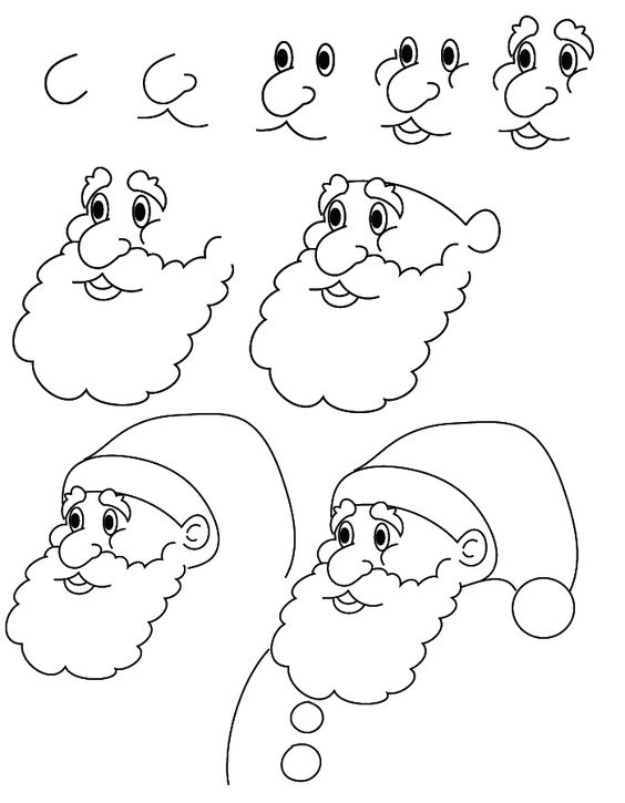 42 Dessins de Pères noël & Coloriages à Imprimer 36 42 Dessins de Pères noël & Coloriages à Imprimer 36
