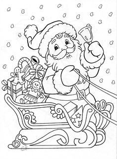 42 Dessins de Pères noël & Coloriages à Imprimer 5