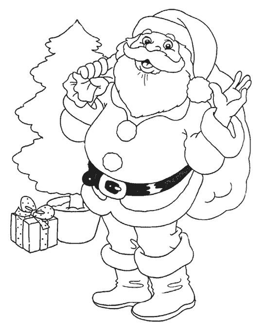 42 Dessins de Pères noël & Coloriages à Imprimer 7