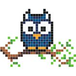 100 idées de Pixel Art Animaux faciles 107
