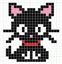 100 idées de Pixel Art Animaux faciles 123