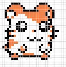 100 idées de Pixel Art Animaux faciles 41
