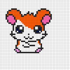 100 idées de Pixel Art Animaux faciles 59