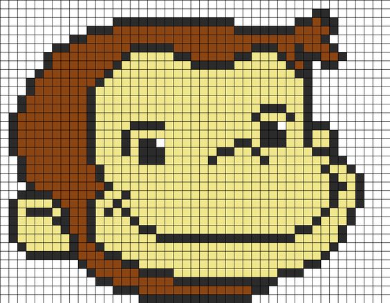 100 idées de Pixel Art Animaux faciles 94