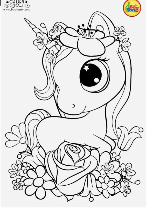 100 Top idées de coloriages licorne à imprimer 14