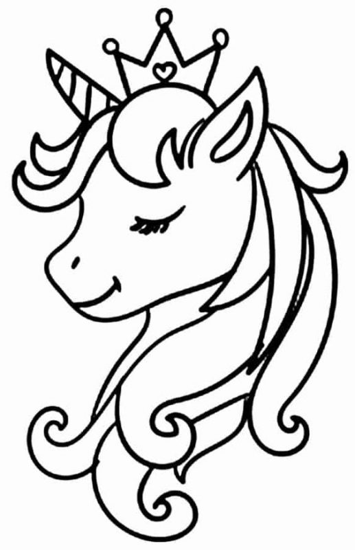 100 Top idées de coloriages licorne à imprimer 74