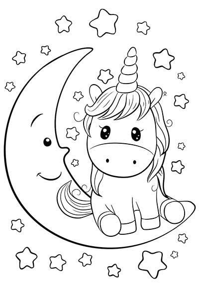 100 Top idées de coloriages licorne à imprimer 77