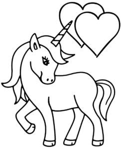 100 Top idées de coloriages licorne à imprimer 79