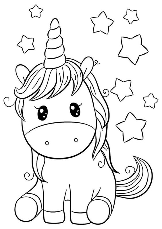 100 Top idées de coloriages licorne à imprimer 80