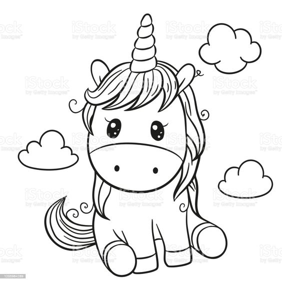 100 Top idées de coloriages licorne à imprimer 82