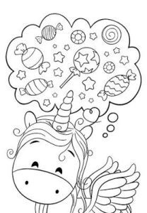 100 Top idées de coloriages licorne à imprimer 84