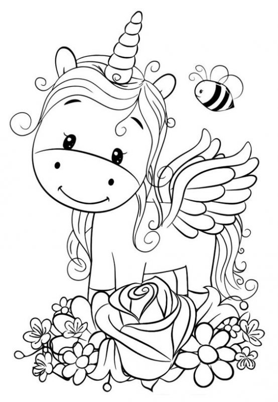 100 Top idées de coloriages licorne à imprimer 85