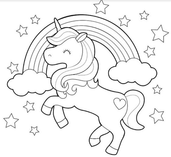 100 Top idées de coloriages licorne à imprimer 87