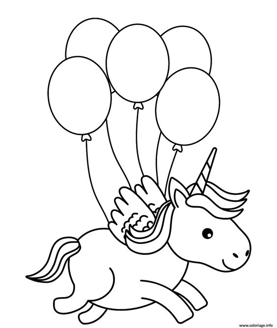 100 Top idées de coloriages licorne à imprimer 90