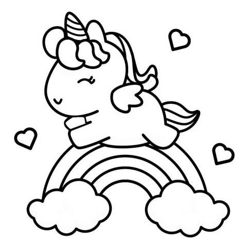 100 Top idées de coloriages licorne à imprimer 95