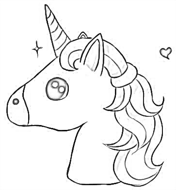 100 Top idées de coloriages licorne à imprimer 105