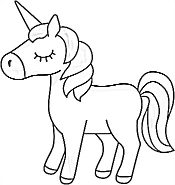 100 Top idées de coloriages licorne à imprimer 2