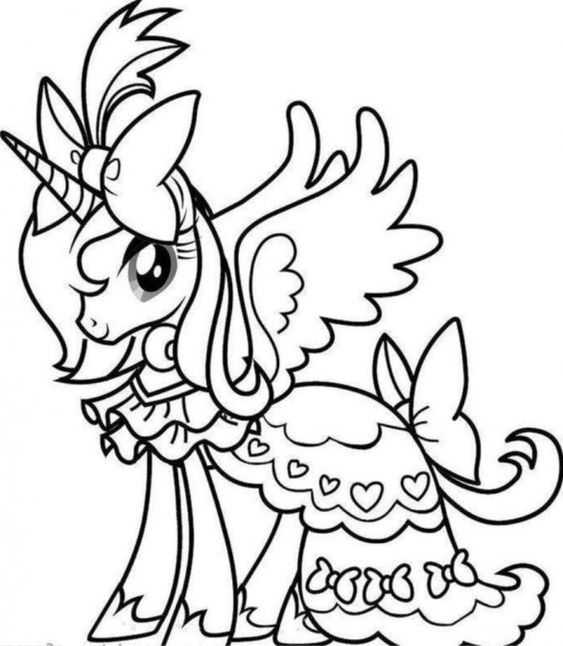 100 Top idées de coloriages licorne à imprimer 20