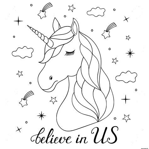 100 Top idées de coloriages licorne à imprimer 23