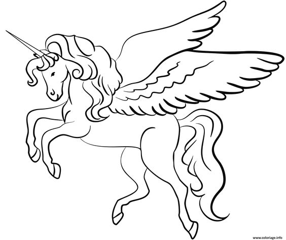 100 Top idées de coloriages licorne à imprimer 32