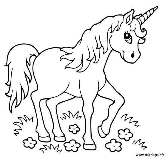 100 Top idées de coloriages licorne à imprimer 40