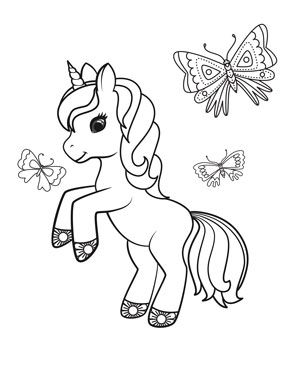 100 Top idées de coloriages licorne à imprimer 48