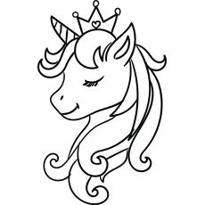 100 Top idées de coloriages licorne à imprimer 53