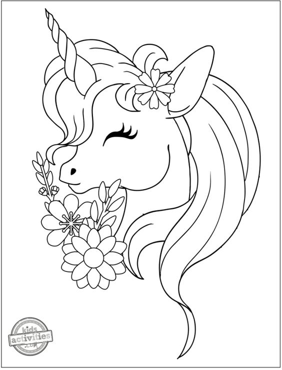 100 Top idées de coloriages licorne à imprimer 61