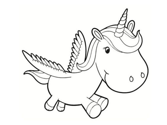 100 Top idées de coloriages licorne à imprimer 11