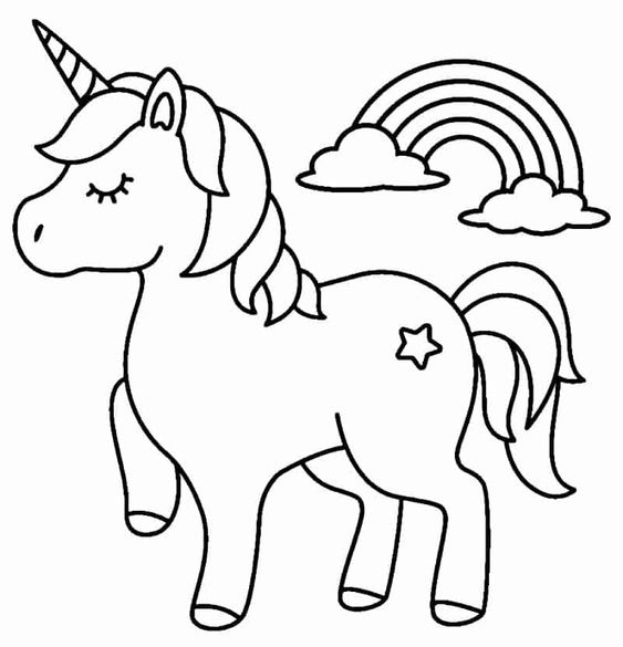 100 Top idées de coloriages licorne à imprimer 66