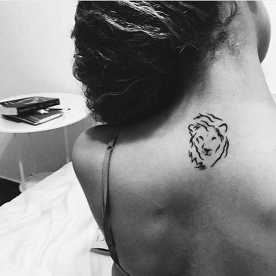 100 top idées de tatouages lion femme 10
