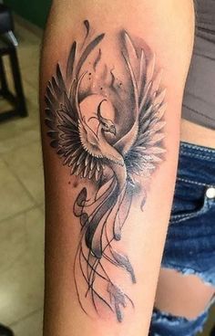 100 top idées de tatouages Phoenix 26