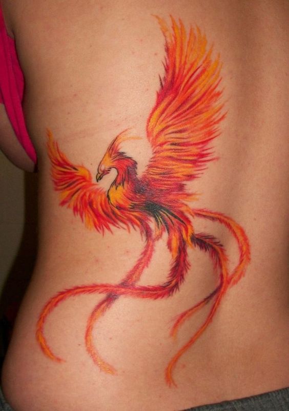 100 top idées de tatouages Phoenix 64