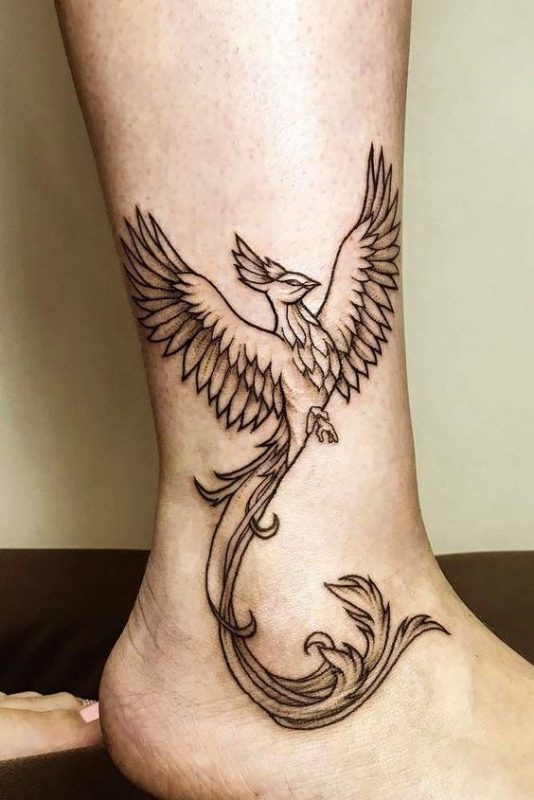 100 top idées de tatouages Phoenix 68