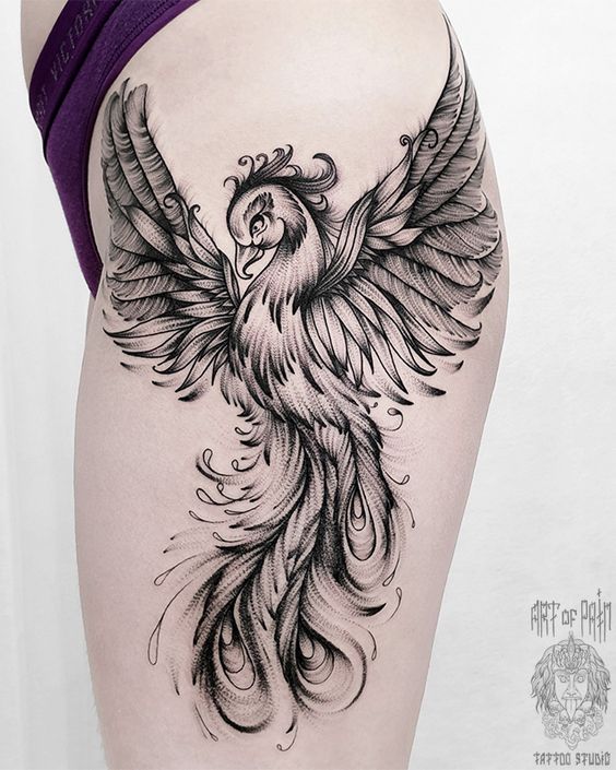100 top idées de tatouages Phoenix 72
