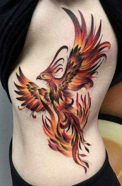 100 top idées de tatouages Phoenix 74