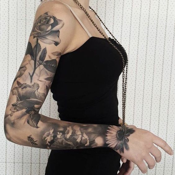 175 top idées de tatouages bras pour femme 101