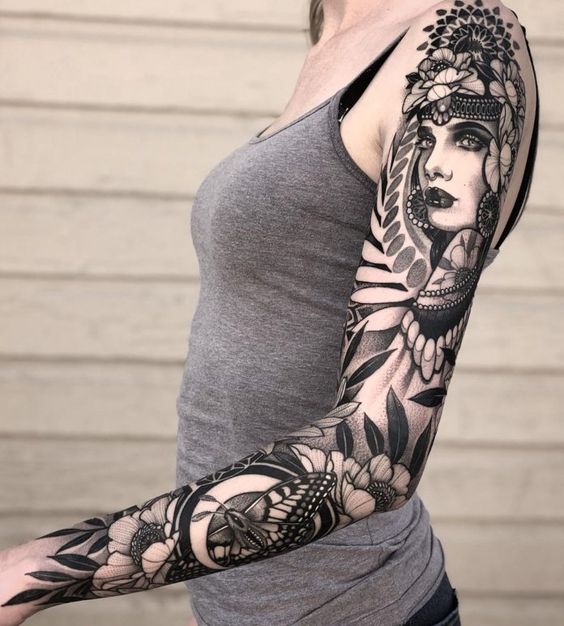 175 top idées de tatouages bras pour femme 123