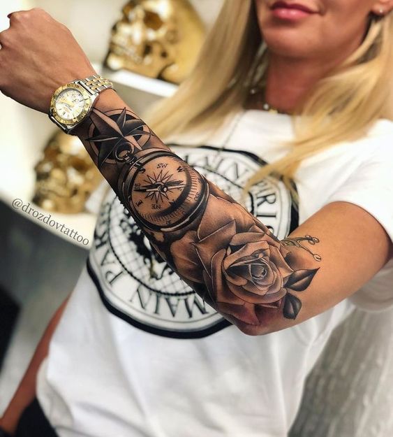 175 top idées de tatouages bras pour femme 65