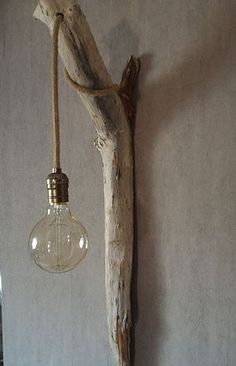 29 top idées de lampes en bois flotté 17