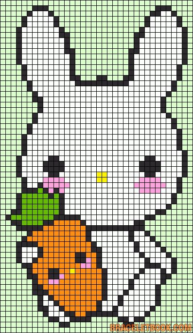 32 top idées de pixel art animaux faciles à faire 19