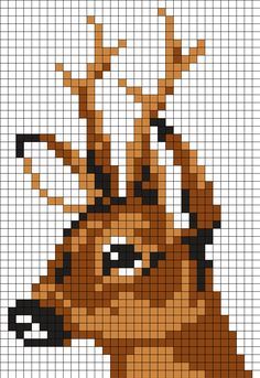 32 top idées de pixel art animaux faciles à faire 24