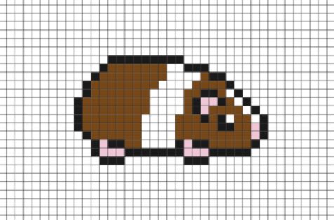 32 top idées de pixel art animaux faciles à faire 28