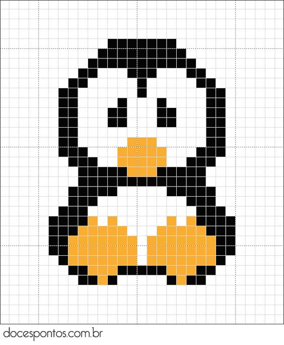 32 top idées de pixel art animaux faciles à faire 10