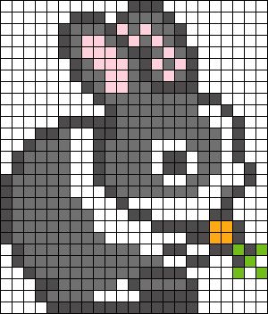 32 top idées de pixel art animaux faciles à faire 37
