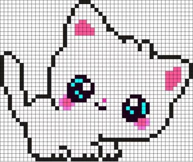 32 top idées de pixel art animaux faciles à faire 1