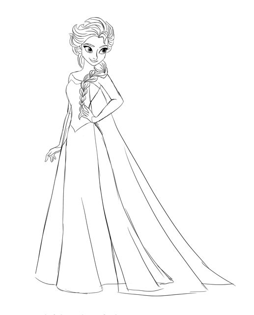 70 top idées de coloriages princesse à imprimer 31