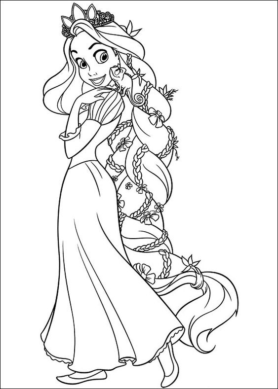 70 top idées de coloriages princesse à imprimer 38