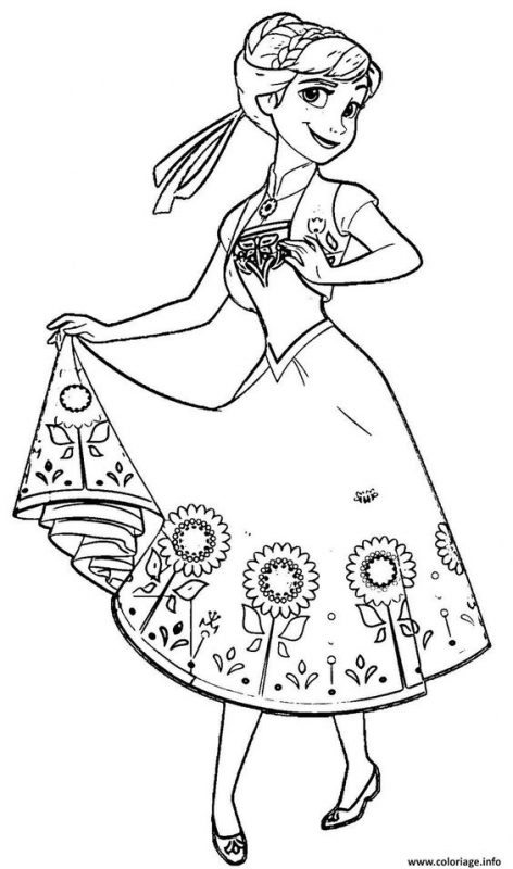 70 top idées de coloriages princesse à imprimer 47