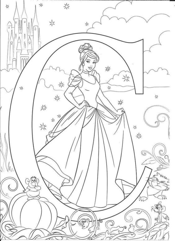 70 top idées de coloriages princesse à imprimer 63